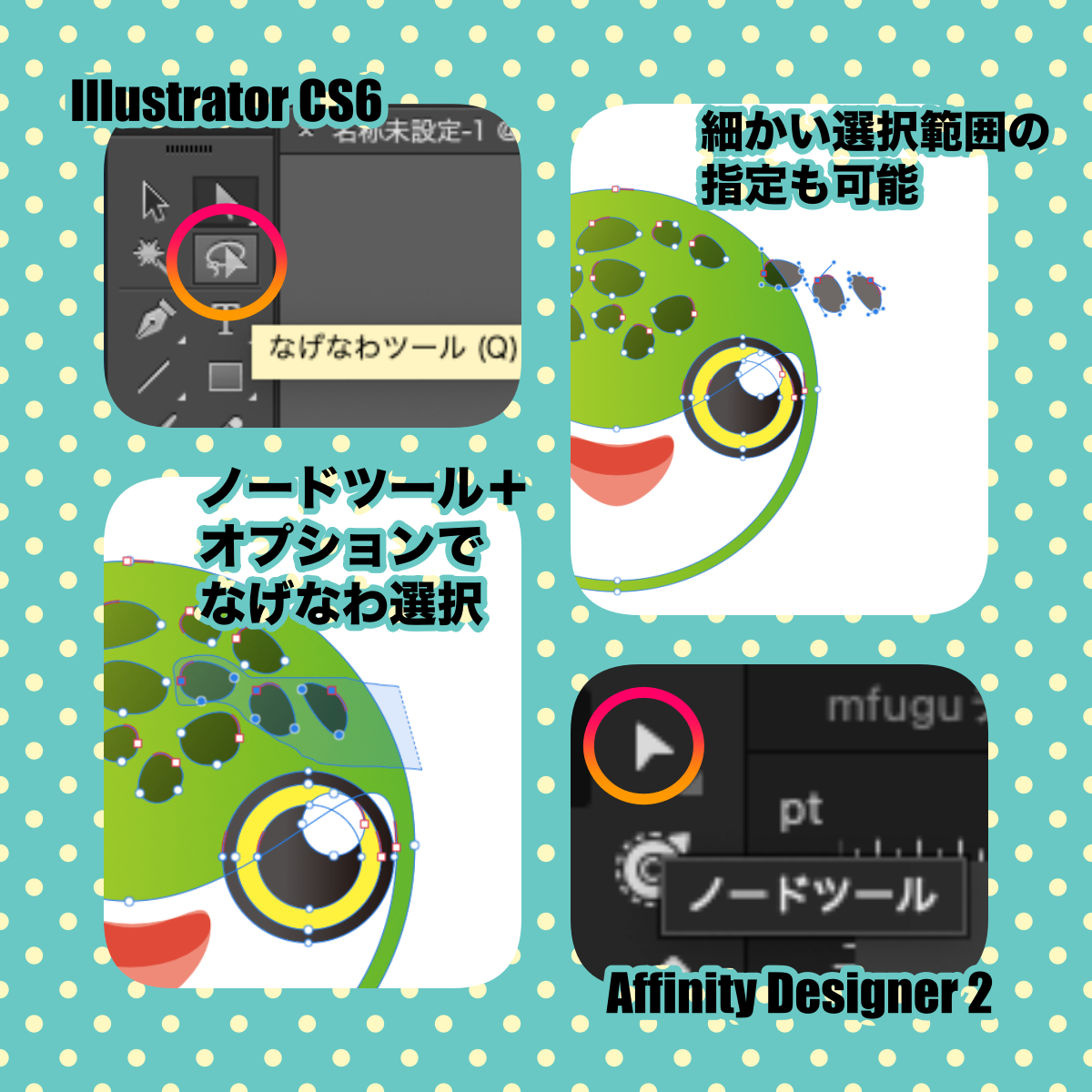 なげなわ選択の様子